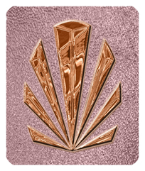 DF35-602-CP-SH-OR Copper Sunburst Shimmer Orchid